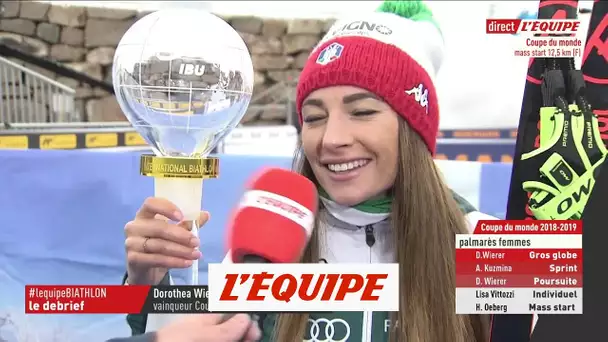 Wierer «Remettre ça l&#039;année prochaine !» - Biathlon - CM (F)