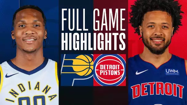 PACERS at PISTONS | FULL GAME HIGHLIGHTS | December 11, 2023