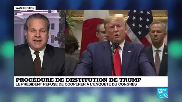 Procédure de destitution de Donald Trump: le président refuse de coopérer à l’enquête du Congrès