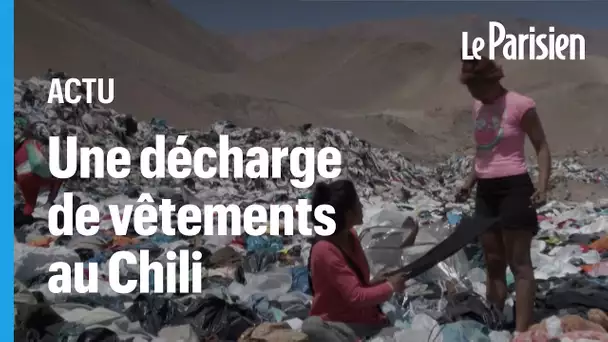 Chili : le désert de l’Atacama se transforme en gigantesques décharges de vêtements