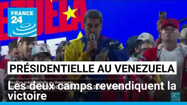 Présidentielle au Venezuela : les deux camps revendiquent la victoire • FRANCE 24