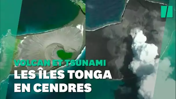 Les images des îles Tonga avant et après l'éruption du volcan