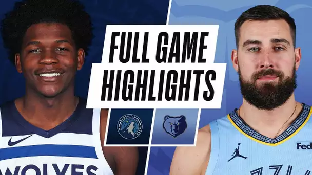 TIMBERWOLVES at GRIZZLIES | FULL GAME HIGHLIGHTS | April 2, 2021