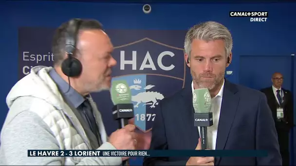 La réaction de Mickaël Landreau après Le Havre / Lorient