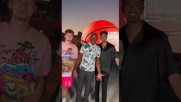 Ray Allen, Jesser & Kris London celebrate the NBA In-Season Tournament at the LV Sphere! | #Shorts