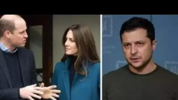 Reconnaissants" Kate et William sensationnellement félicités par Zelensky pour leur commentaire touc