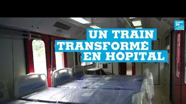 Covid-19 : en Indonésie, un train transformé en hôpital