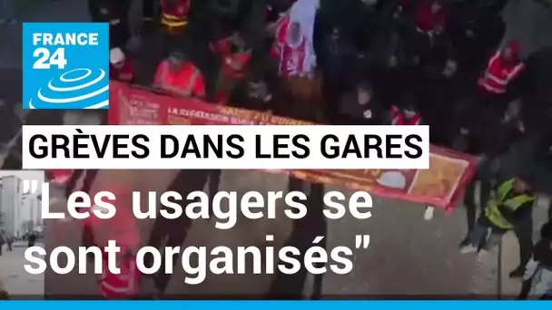 Grèves dans les gares : "les usagers se sont organisés par le télétravail ou le report des voyages"