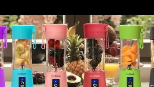 OneCrush. Manger vite et gourmand OK, mais manger sainement. Le mini blender USB qui...