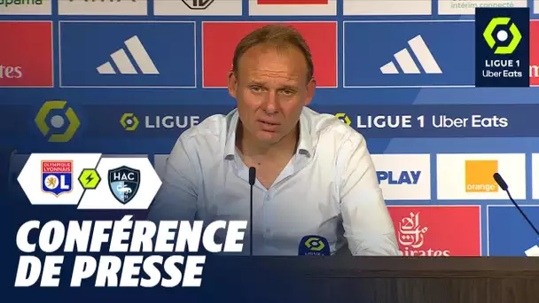 Conférence de presse OLYMPIQUE LYONNAIS - HAVRE AC (0-0)  / 2023/2024