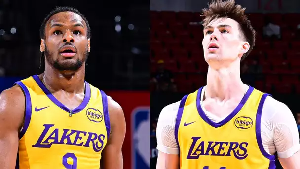 Bronny James & Colin Castleton Lead The Lakers To Their 1st Summer League Win In Vegas!