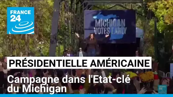 Présidentielle américaine : K. Harris et D. Trump dans l'Etat-clé du Michigan • FRANCE 24