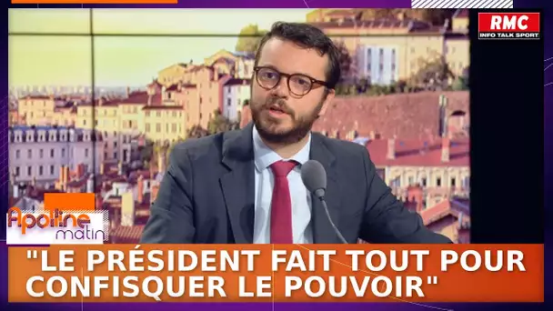 "Le président fait tout pour essayer de confisquer le pouvoir", condamne Arthur Delaporte, député PS