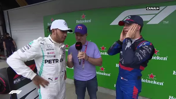 Lewis Hamilton analyse la fin de course