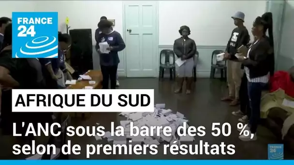 Législatives en Afrique du Sud : l'ANC sous la barre des 50 %, selon de premiers résultats