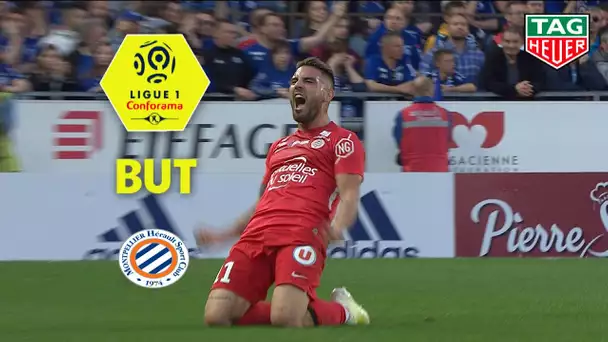 But Andy DELORT (22') / RC Strasbourg Alsace - Montpellier Hérault SC (1-3)  (RCSA-MHSC)/ 2018-19