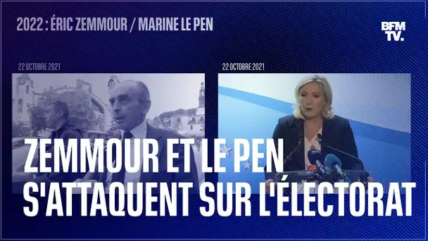 2022: comment Éric Zemmour et Marine Le Pen s’attaquent sur leur stratégie électorale