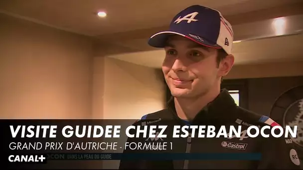 Visite guidée chez Esteban Ocon - Grand Prix d'Autriche - F1