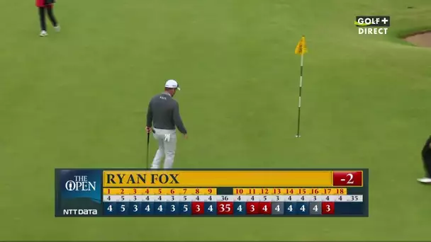 Incroyable putt + birdie pour le rusé Fox...