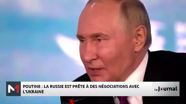 Poutine : la Russie est prête à des négociations avec l´Ukraine