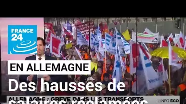 En Allemagne, les syndicats lancent une "méga-grève" pour demander des hausses de salaires