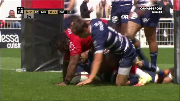 Top 14 - 23ème Journée - Toulon / UBB : L'essai de Bastareaud face à l'UBB