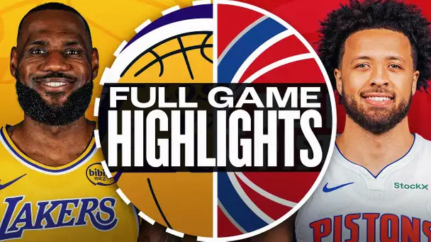 LAKERS at PISTONS | FULL GAME HIGHLIGHTS | November 4, 2024