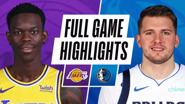 LAKERS at MAVERICKS | FULL GAME HIGHLIGHTS | April 22, 2021