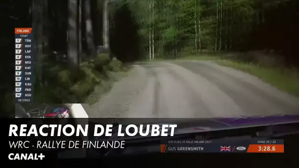 Réaction de Pierre-Louis Loubet - Rallye de Finlande