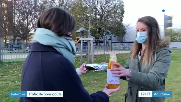 Trafic de bons goûts : à Bordeaux, des trocs de plats pour se rencontrer malgré le confinement