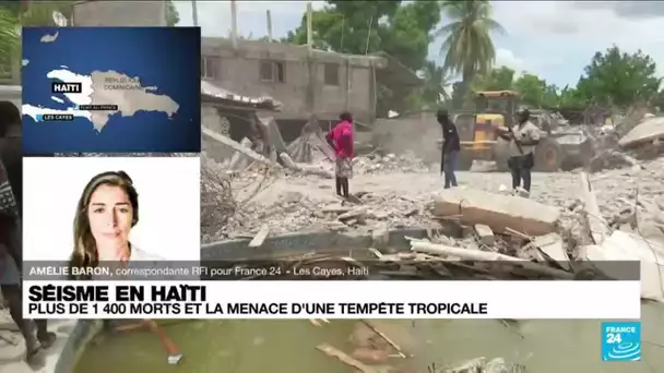 "Une catastrophe dans la catastrophe" : après le séisme, Haïti fait face à une tempête tropicale