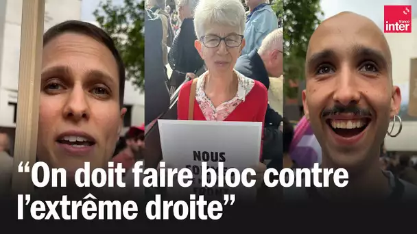 "On doit faire bloc contre l'extrême droite"