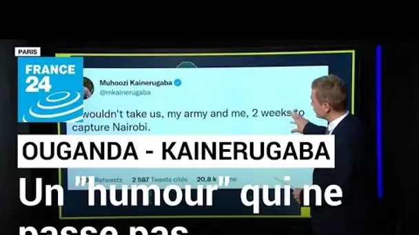 Ouganda : l' "humour" du fils du président suscite moqueries et infox au Kenya • FRANCE 24