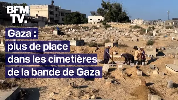 Gaza : "Ça fait presque 28 ans que je suis fossoyeur, mais je n'ai jamais vu autant de morts"