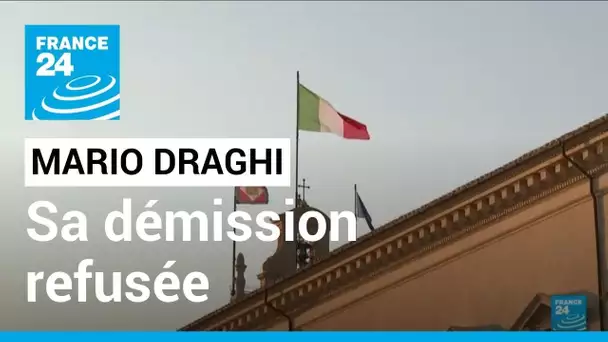 Italie : le président a rejeté l'offre de démission de Mario Draghi • FRANCE 24