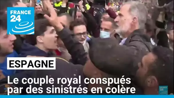 Le couple royal espagnol et Pedro Sanchez conspués par des sinistrés en colère • FRANCE 24