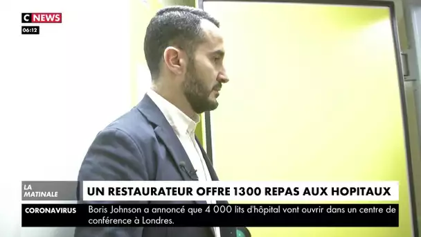 Un restaurateur offre 1300 repas aux hôpitaux