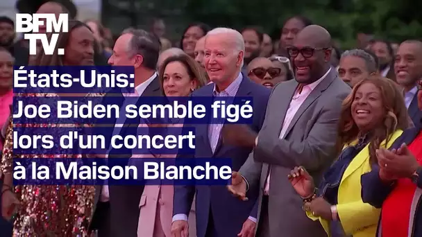 États-Unis: Joe Biden semble figé parmi le public d'un concert donné à la Maison Blanche