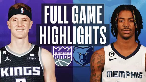 KINGS at GRIZZLIES | NBA FULL GAME HIGHLIGHTS | November 22, 2022