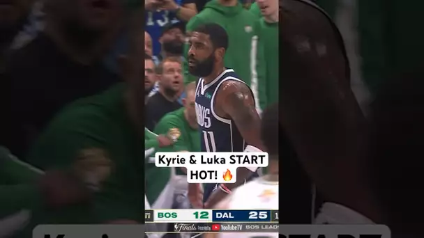 Kyrie Irving & Luka Doncic GO TO WORK early in Game 3! 👀😤| #Shorts