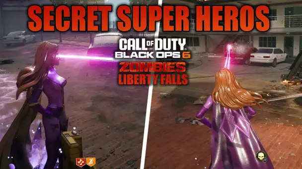 SECRET SUPER HEROS SUR LIBERTY FALLS ! (BLACK OPS 6 ZOMBIE SECRET)