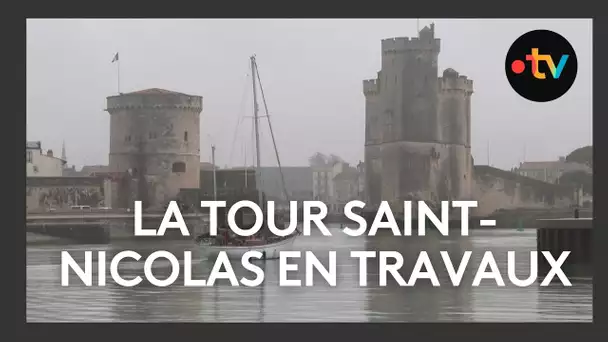 Gros travaux d'urgence à la tour Saint-Nicolas à La Rochelle