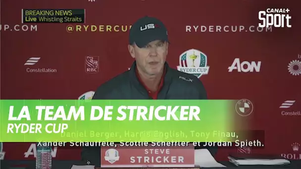 La sélection de Steve Stricker