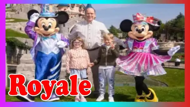 Le prince Albert emmène les jumeaux monég@sques dans un voyage ''fabuleux'' à Disneyland Paris