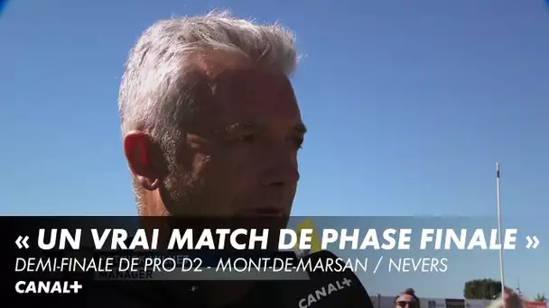 P. Milhet : "Un vrai match de phase finale" - Pro D2