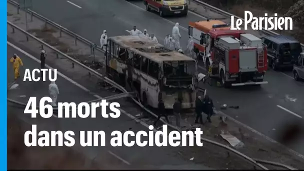 Bulgarie : un accident de car fait au moins 46 morts, dont 12 mineurs