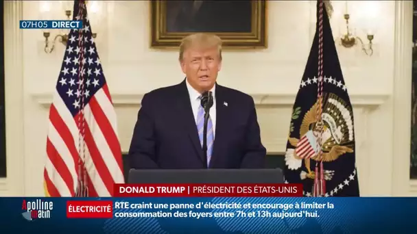 Invasion du Capitole: après avoir soufflé sur les braises, Donald Trump a appelé au calme