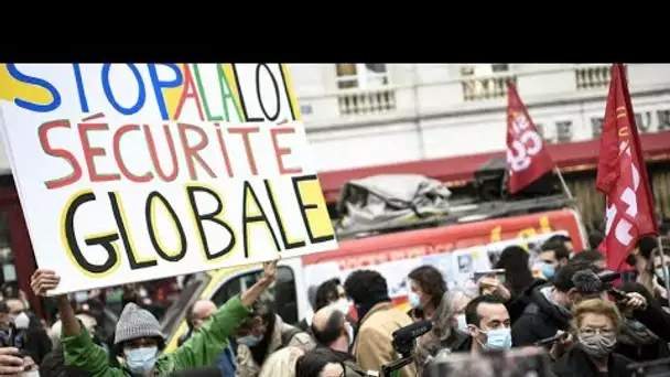 "Sécurité globale" : les députés examinent le texte controversé, les opposants manifestent