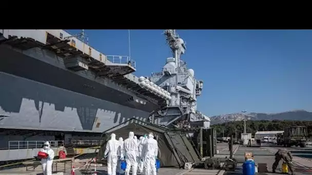 Covid-19 : 1 081 marins testés positifs dans le groupe aéro-naval Charles de Gaulle