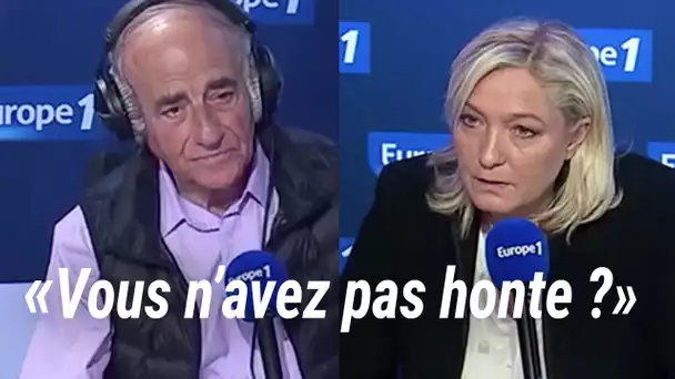 "Marine Le Pen, vous n'avez pas honte ?" : L'attaque choc d'Elkabbach face à la présidente du FN